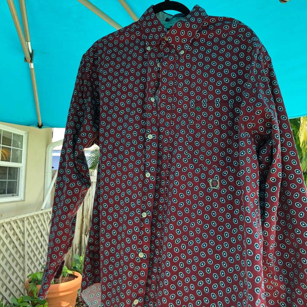 Vintage Tommy Hilfiger Paisley Pattern Shirt